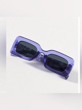 Anthropologie Matt & Nat Purple Rectangular Sunglasses for Women